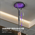 USB充電式 電撃蚊取りラケット 紫外線誘引ライト付き 2WAY害虫対策アイテム
